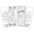 Barker Creek Color Me Celebrate Valentine's Day Bookmark Duets, 60/Set 2197